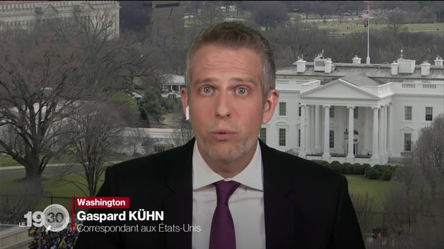 Gaspard Kühn, correspondant aux États-Unis: "Washington assume sa position de fermeté envers Pékin" [RTS]