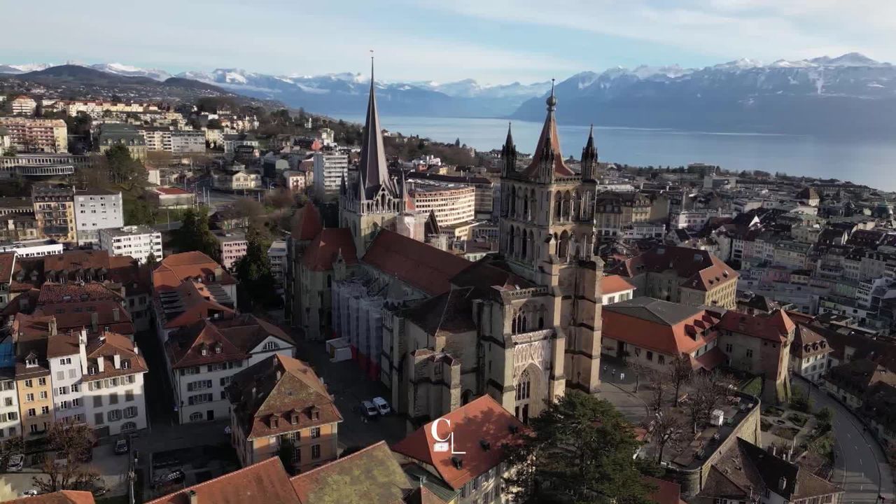 La cathédrale de Lausanne est l'un des principaux monuments gothiques de Suisse [RTS]
