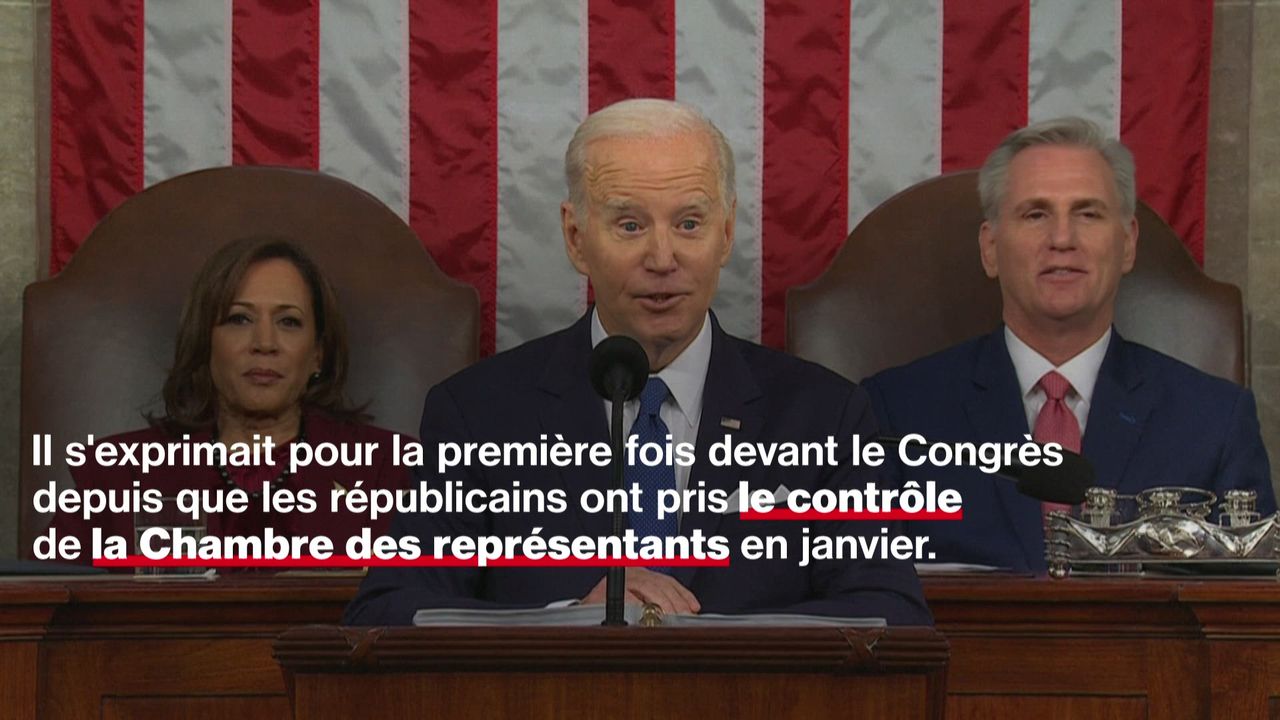 Extraits du discours de Joe Biden devant le Congrès [RTS]