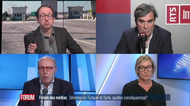 Forum des médias (vidéo) - Séismes en Turquie et Syrie, quelles conséquences ? [RTS]