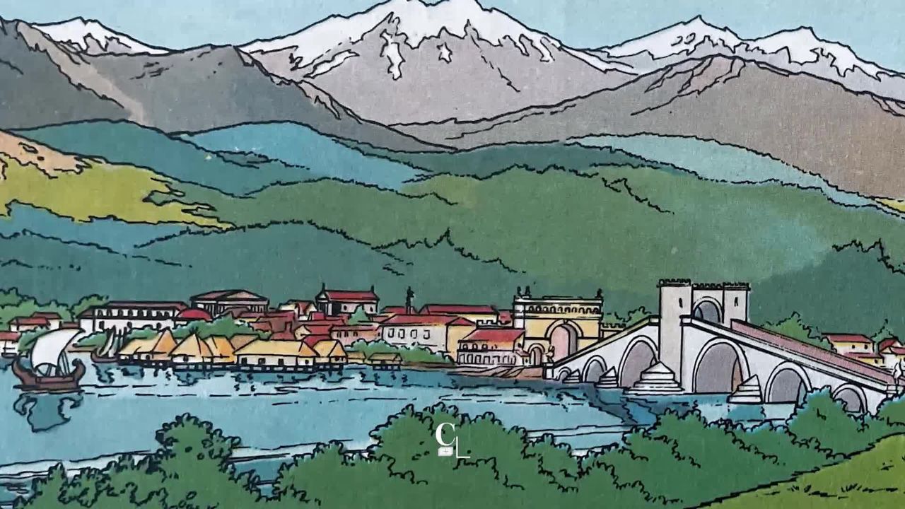 La bande dessinée Astérix chez les Helvètes représente assez fidèlement Genève à l'époque romaine [RTS]