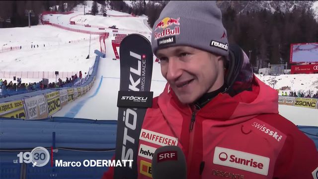 Marco Odermatt, le Suisse remporte le premier des deux Super-G prévus ce week-end à Cortina d’Ampezzo [RTS]