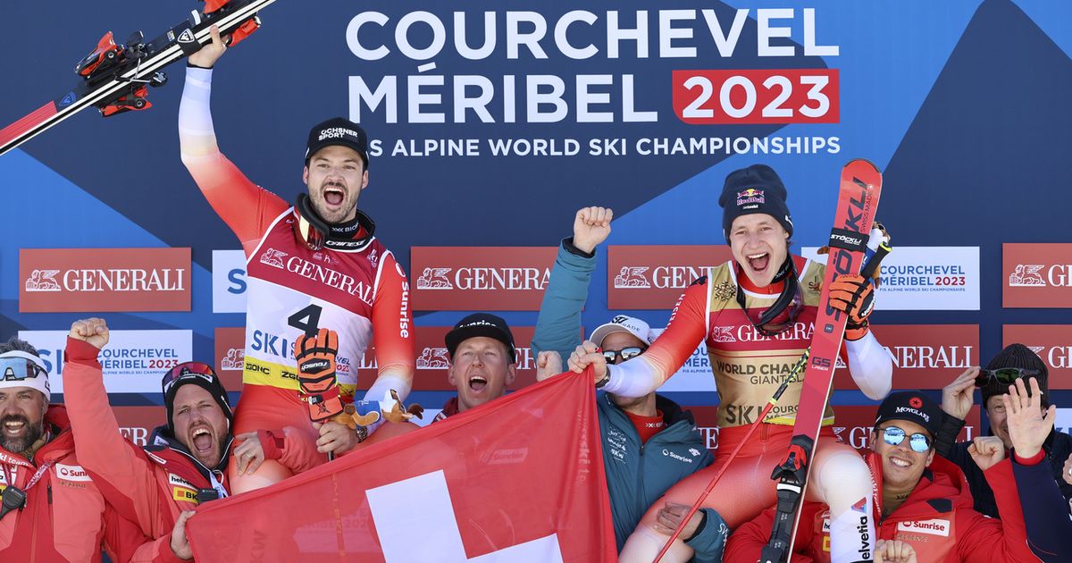 Ski - Mondiaux: Odermatt et Meillard signent un doublé suisse en géant à Courchevel!