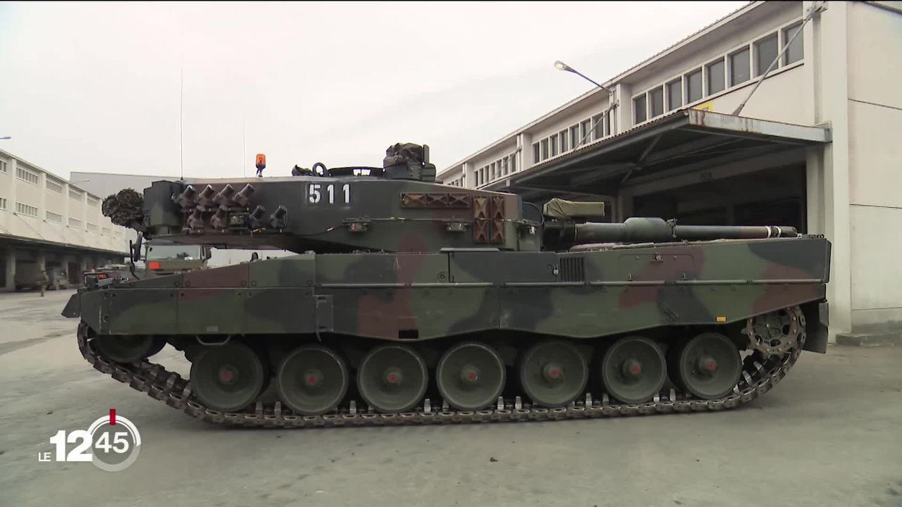 L'Allemagne veut acheter à la Suisse des vieux chars Leopard pour remplacer les blindés livrés par Berlin à l'Ukraine [RTS]