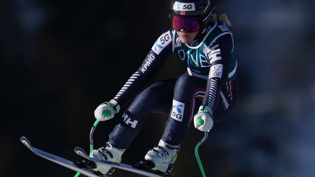 Ski alpin: la Norvégienne Kajsa Vickhoff remporte la descente dames de Kvitfjell. [EPA/Stian Lysberg Solum - Keystone]
