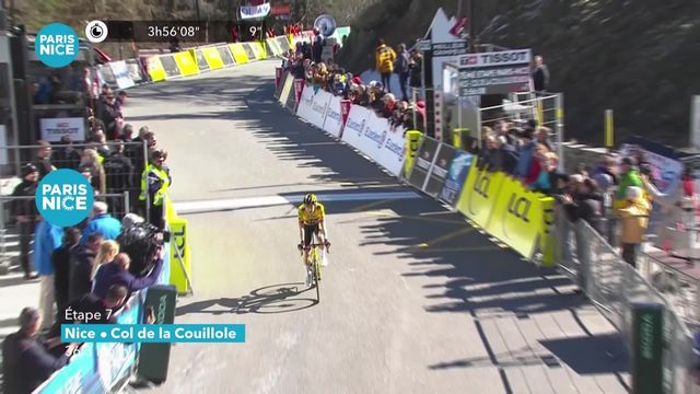 Paris-Nice, étape 7, Nice – Col de la Couillole: Pogacar (SLO) gagne une deuxième étape et conforte son maillot jaune avant la dernière journée [RTS]