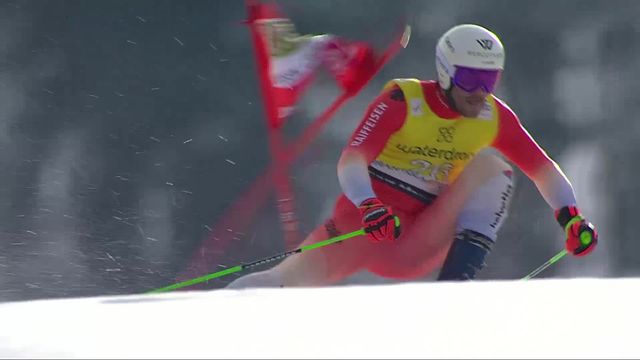 Kranjska Gora (SLO), slalom géant messieurs, 2e manche: Thomas Tumler (SUI) [RTS]