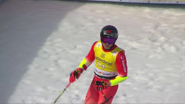 Kranjska Gora (SLO), slalom géant messieurs, 2e manche: Gino Caviezel (SUI) [RTS]