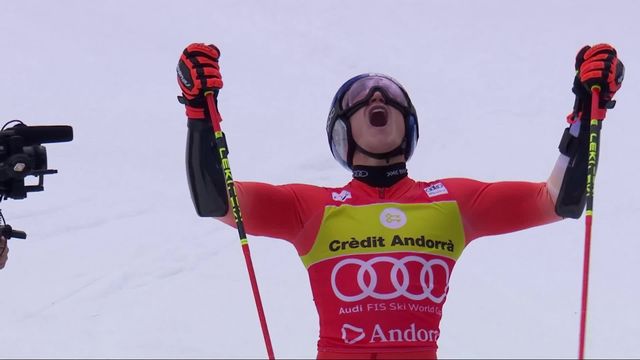 Soldeu (AND), slalom géant messieurs, 2e manche: Marco Odermatt triomphe à nouveau et bat le record de Maier ! [RTS]