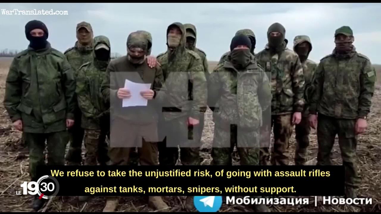 Guerre en Ukraine: Les appels à l’aide de soldats russes se plaignant de servir de chair à canon se multiplient [RTS]