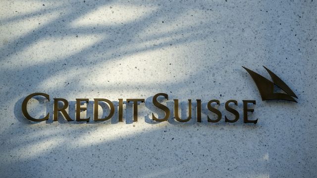 Un logo de Credit Suisse.  [Urs Flueeler - Keystone]