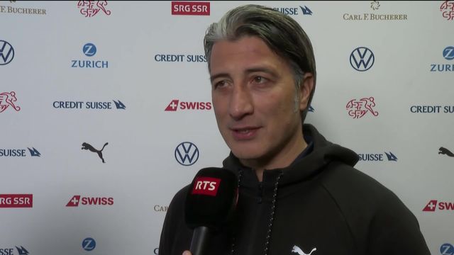 Groupe I, Suisse – Israël (3-0): interview de Murat Yakin après la rencontre [RTS]