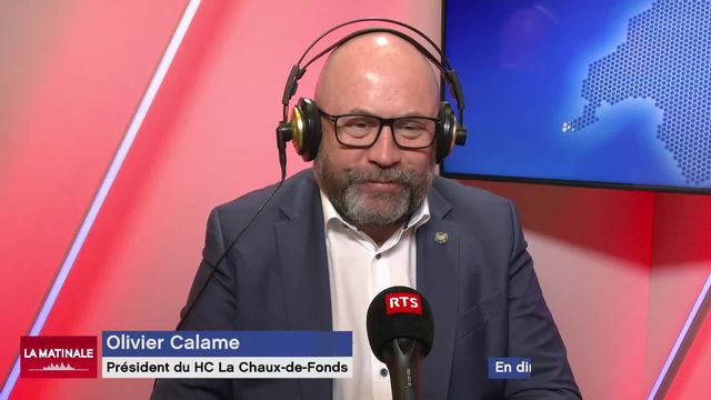 L'invité de La Matinale (vidéo) - Olivier Calame, président du Hockey Club La Chaux-de-Fonds [RTS]