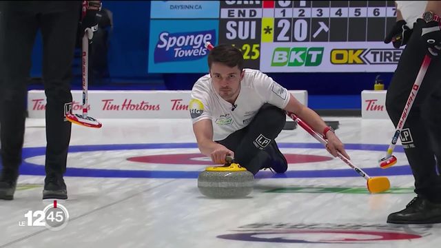 Championnats du monde de curling masculin: La Suisse débute par un exploit contre le Canada [RTS]