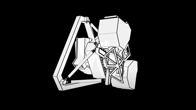 Représentation 3D de la caméra MIRI. [James Webb Space Telescope (Vidéo YouTube)]