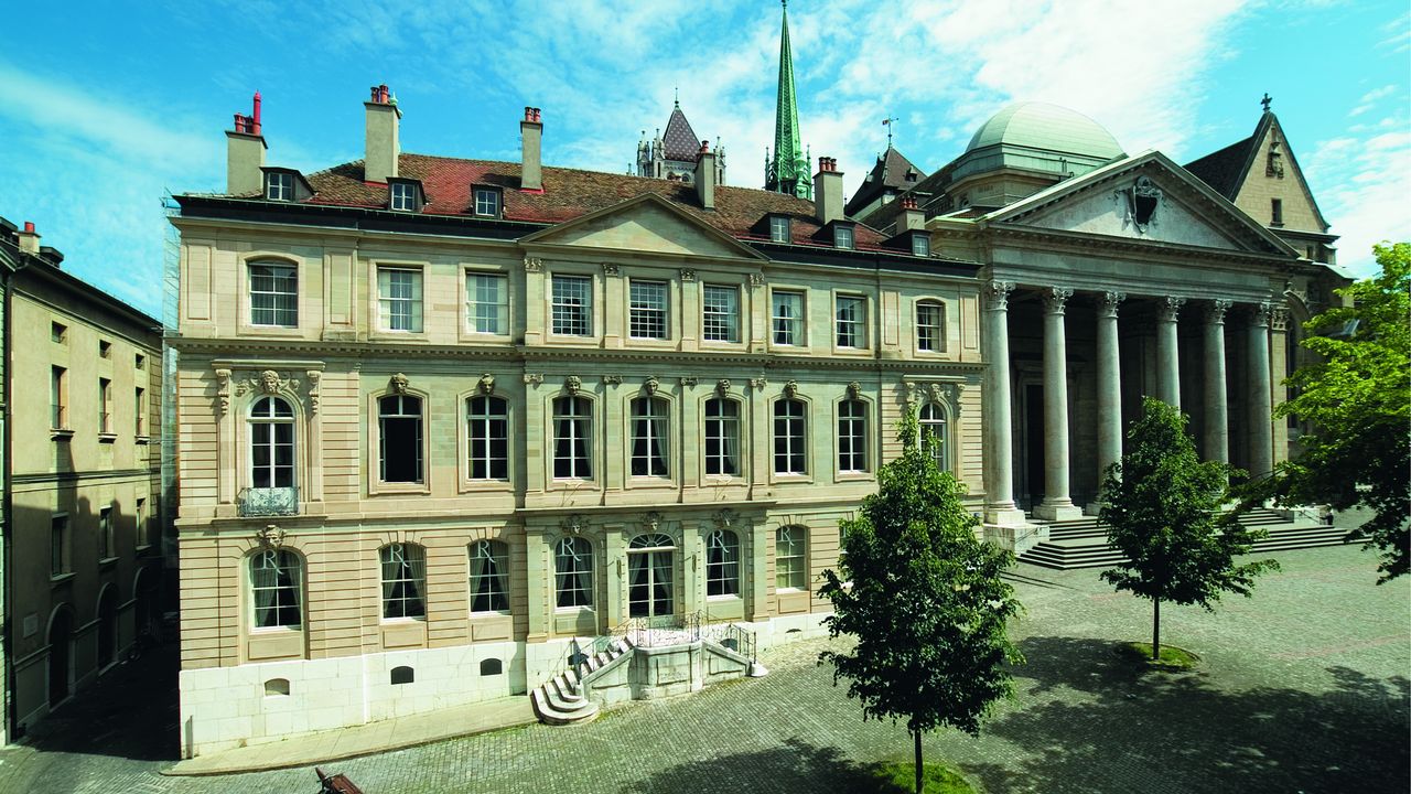 La façade de la Maison Mallet, qui abrite le Musée international de la Réforme à Genève. [Jacques Betant - Musée international de la Réforme]