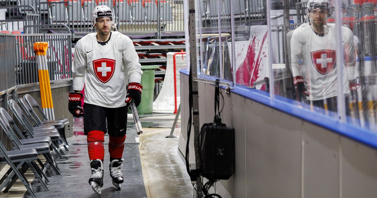 Romain Loeffel, le défenseur suisse, parle de ses ambitions avant le Mondial de hockey sur glace à Riga