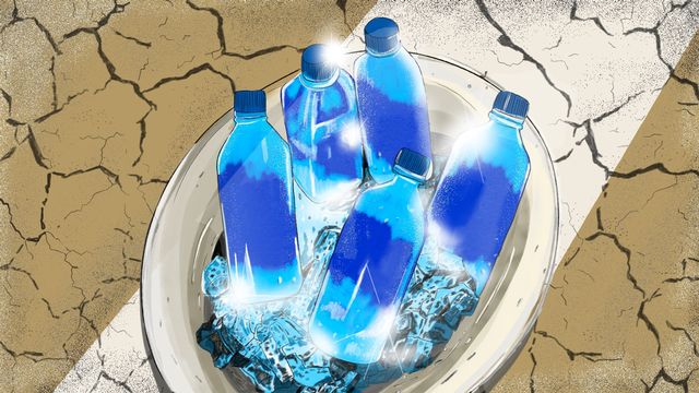 L'eau en bouteille contient 100 fois plus de particules de