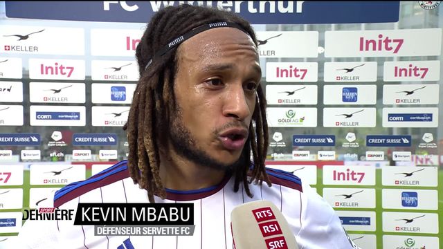 Football, Super League, 34e journée: Winterthur - Servette (0-1), l'interview de Kevin Mbabu [RTS]
