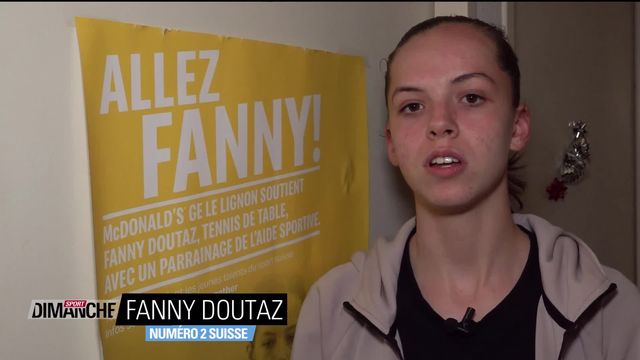 Tennis de table, Fanny Doutaz l'espoir Suisse du tennis de table [RTS]