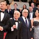 Leonardo DiCaprio, Martin Scorsese, Robert De Niro et Cara Jade Myers
présentent "Killers of the Flowers Moon" au Festival de Cannes. [Jacky Godard - AFP]