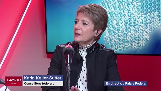 L'invitée de La Matinale (vidéo) - Karin Keller-Sutter, conseillère fédérale [RTS]