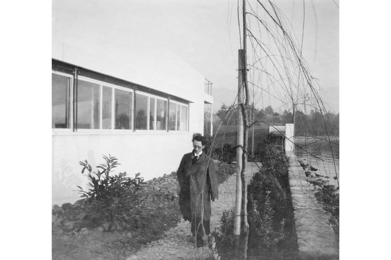 L'extérieur de la Villa "Le Lac" à Corseaux (VD) conçue par Le Corbusier. [FLC/ProLitteris]