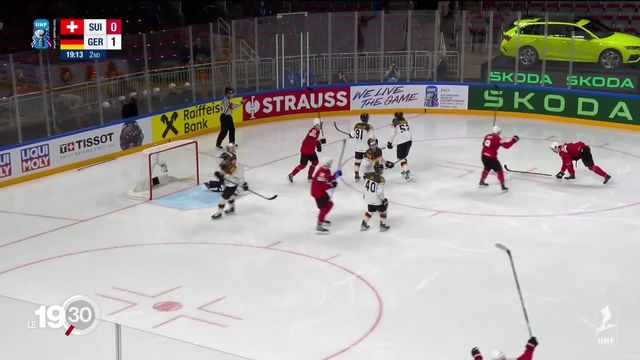 Hockey sur glace : la Suisse une nouvelle fois éliminée par l'Allemagne en quarts de finale. [RTS]