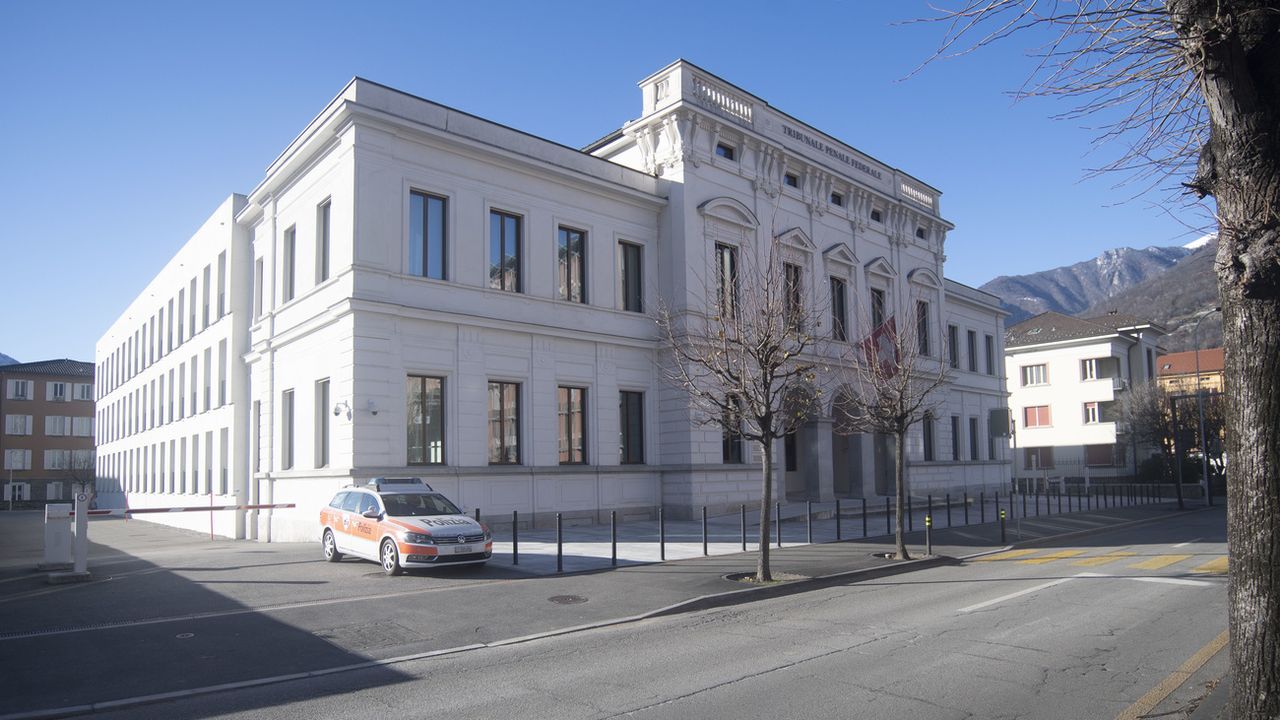 Le bâtiment du Tribunal pénal fédéral à Bellinzone. [Pablo Gianinazzi - Keystone]