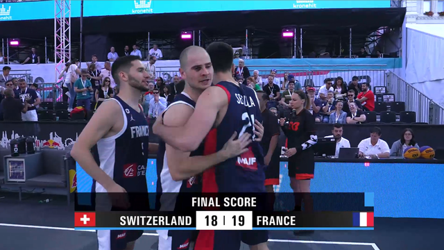 La Suisse a perdu sur le fil contre la France. [RTS]