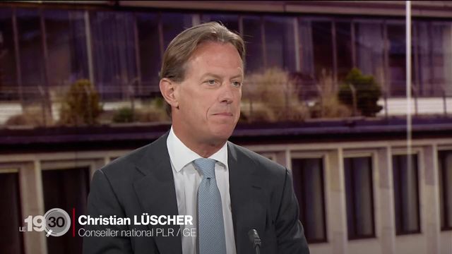 Le conseiller national PLR Christian Luscher est le grand invité du 19:30 [RTS]