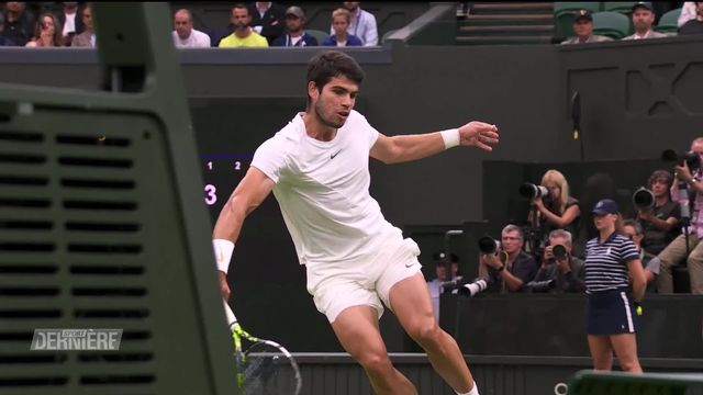 Tennis, Wimbledon, finale messieurs: la finale très attendue entre C.Alcaraz (ESP) et N.Djokovic (SRB) [RTS]