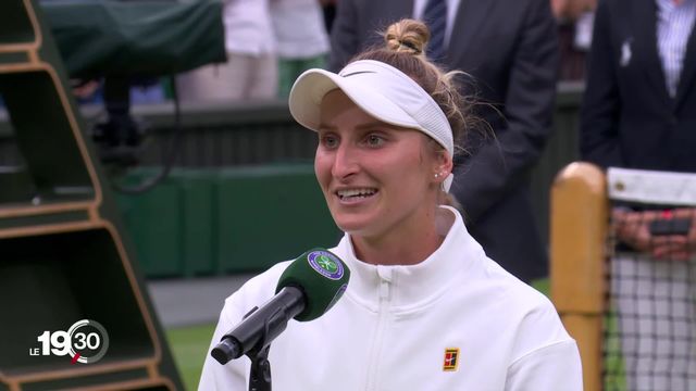 Wimbledon: La Tchèque Markéta Vondroušová, 42e joueuse mondiale, remporte le premier tournoi du Grand Chelem de sa carrière [RTS]