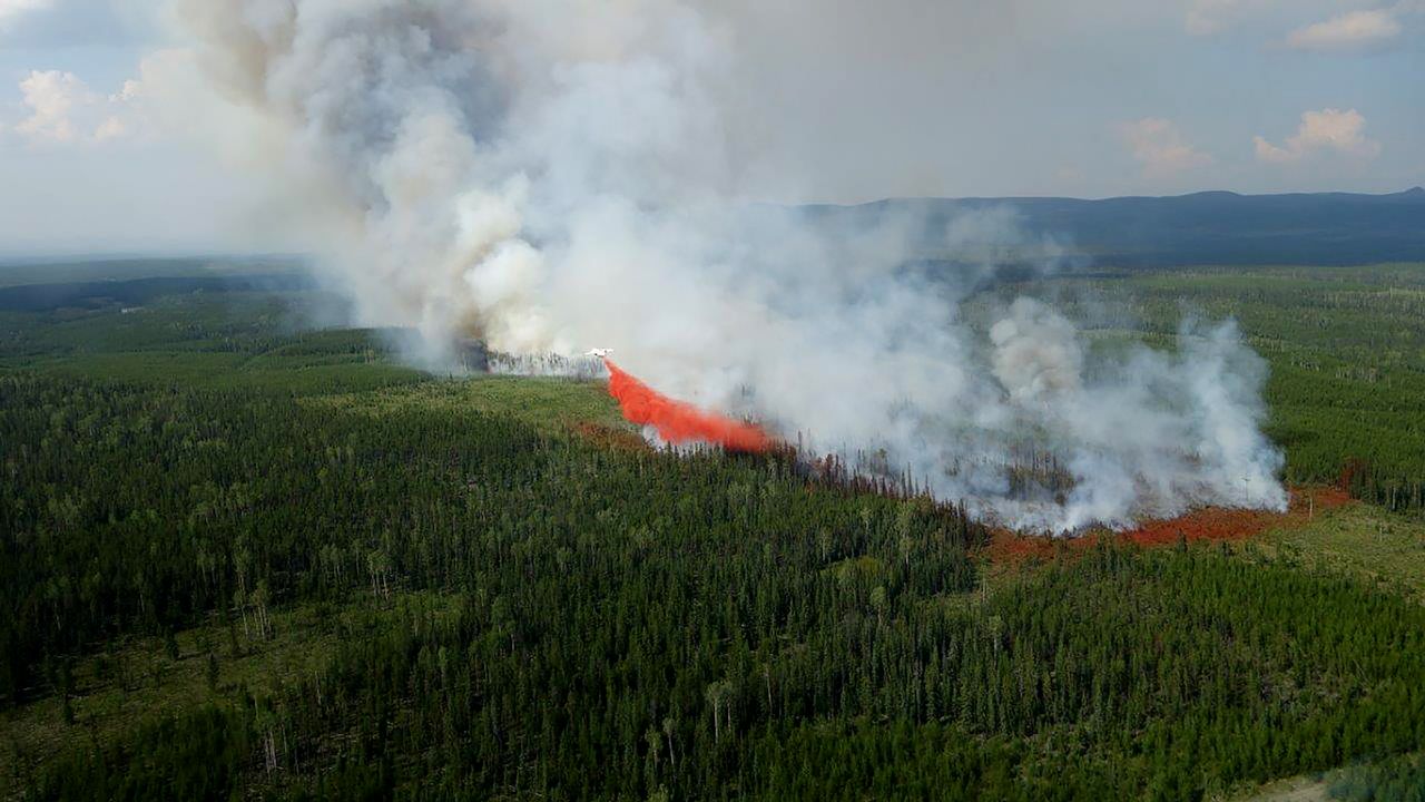 Les feux au Canada ont émis plus d'un milliard de tonnes de CO2. [BC WILDFIRE SERVICE - AFP]