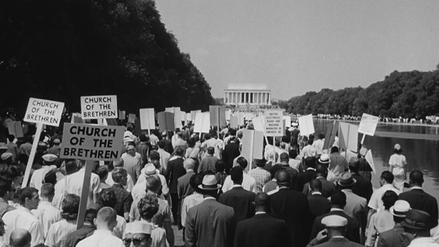 La marche des droits civiques de Washington le 28 août 1963. [DR]