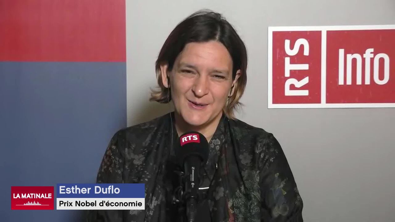 L'invitée de La Matinale (vidéo) - Esther Duflo, économiste et prix Nobel [RTS]