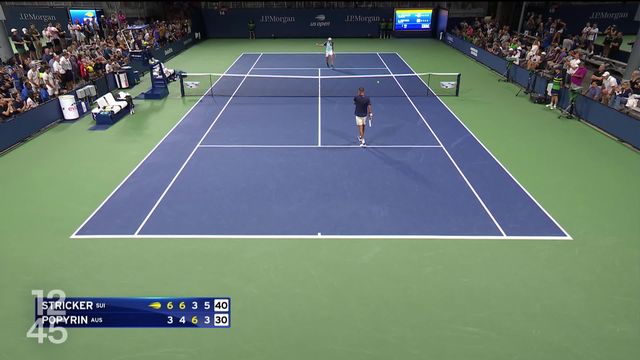 Tennis: Dominic Stricker et Belinda Bencic qualifiés pour le second tour de l'US Open [RTS]