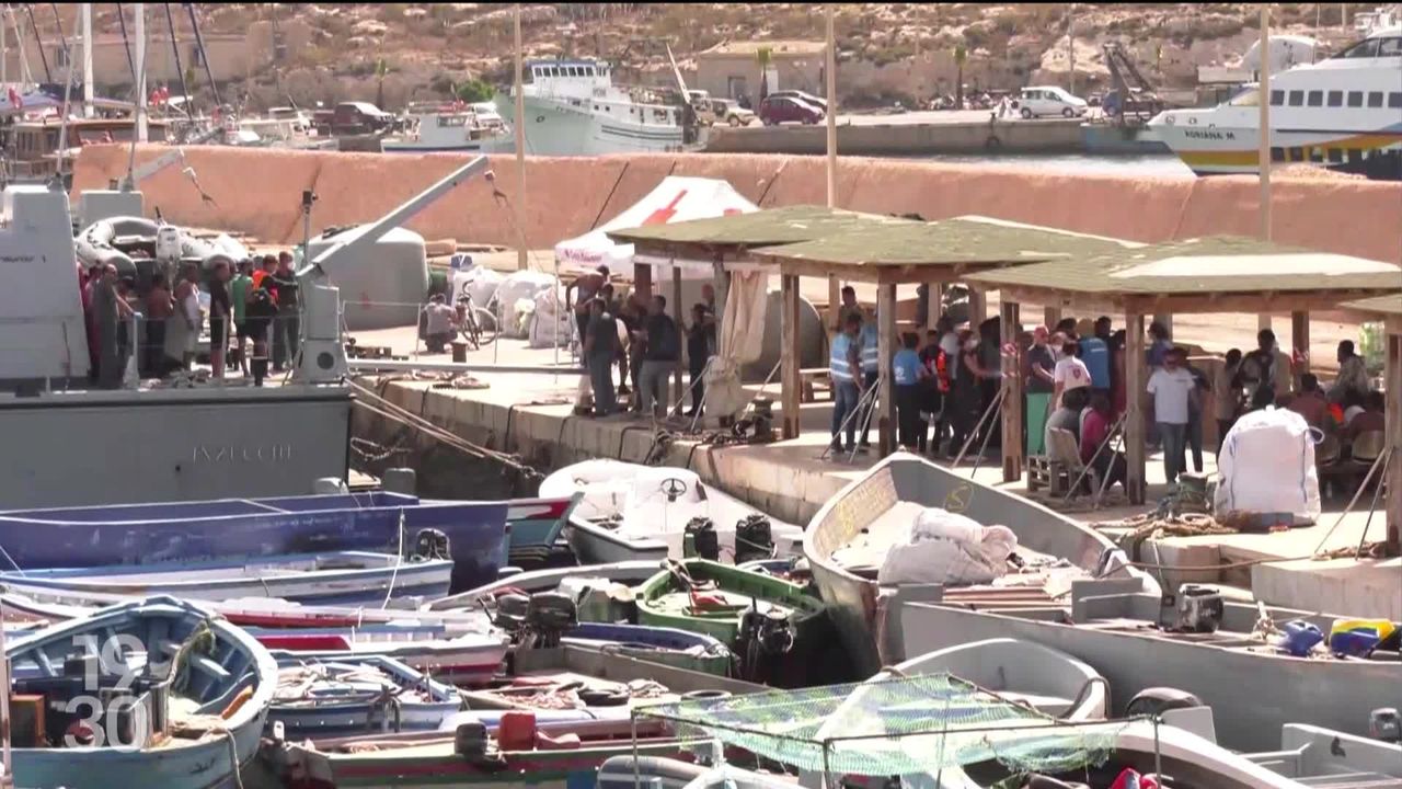 Le gouvernement italien adopte des mesures pour faire face à la vague d’arrivées de migrants sur l’île de Lampedusa [RTS]