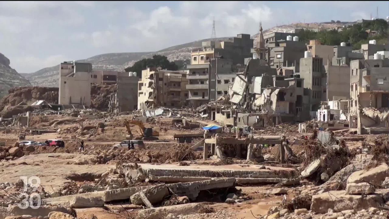 Peu d’espoir de retrouver des survivants parmi les milliers de disparus à la suite des inondations qui ont eu lieu à Derna, en Lybie [RTS]