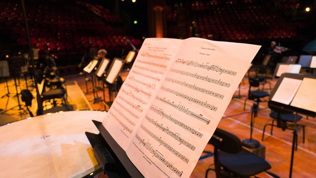 L'Orchestre national du Capitole dans la salle de la Halle aux Grains, à Toulouse, le 6 février 2021. [Frédéric Scheiber - AFP]