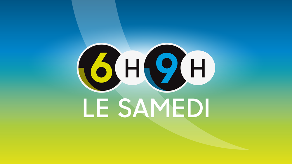 Logo Six heures - Neuf heures, le samedi [RTS]