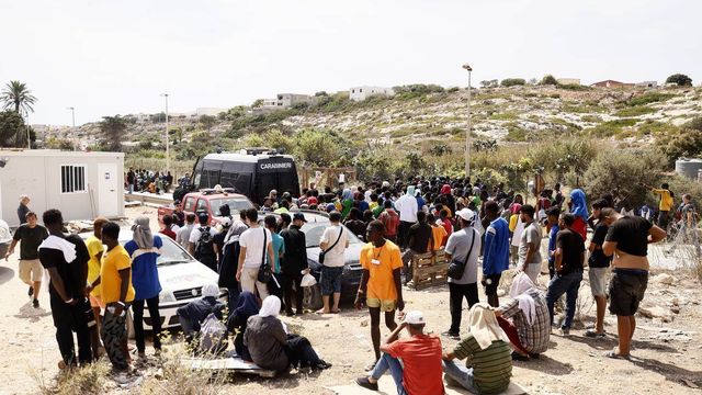 Le nombre de migrants morts ou disparus en Méditerranée cet été est 3 fois plus élevé qu'en 2022. [Keystone]