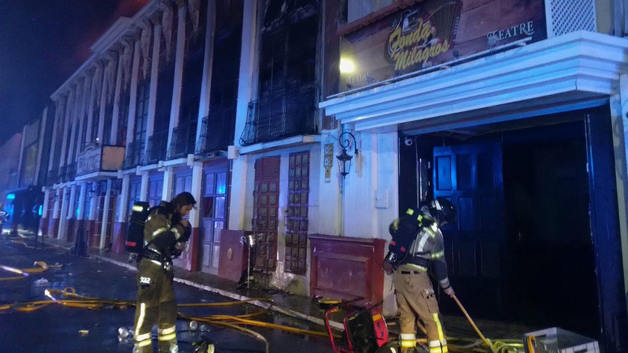 Au moins 11 morts dans un incendie dans une discothèque en Espagne. [Bomberos/ayuntamiento de Murcia, via AP - Keystone]