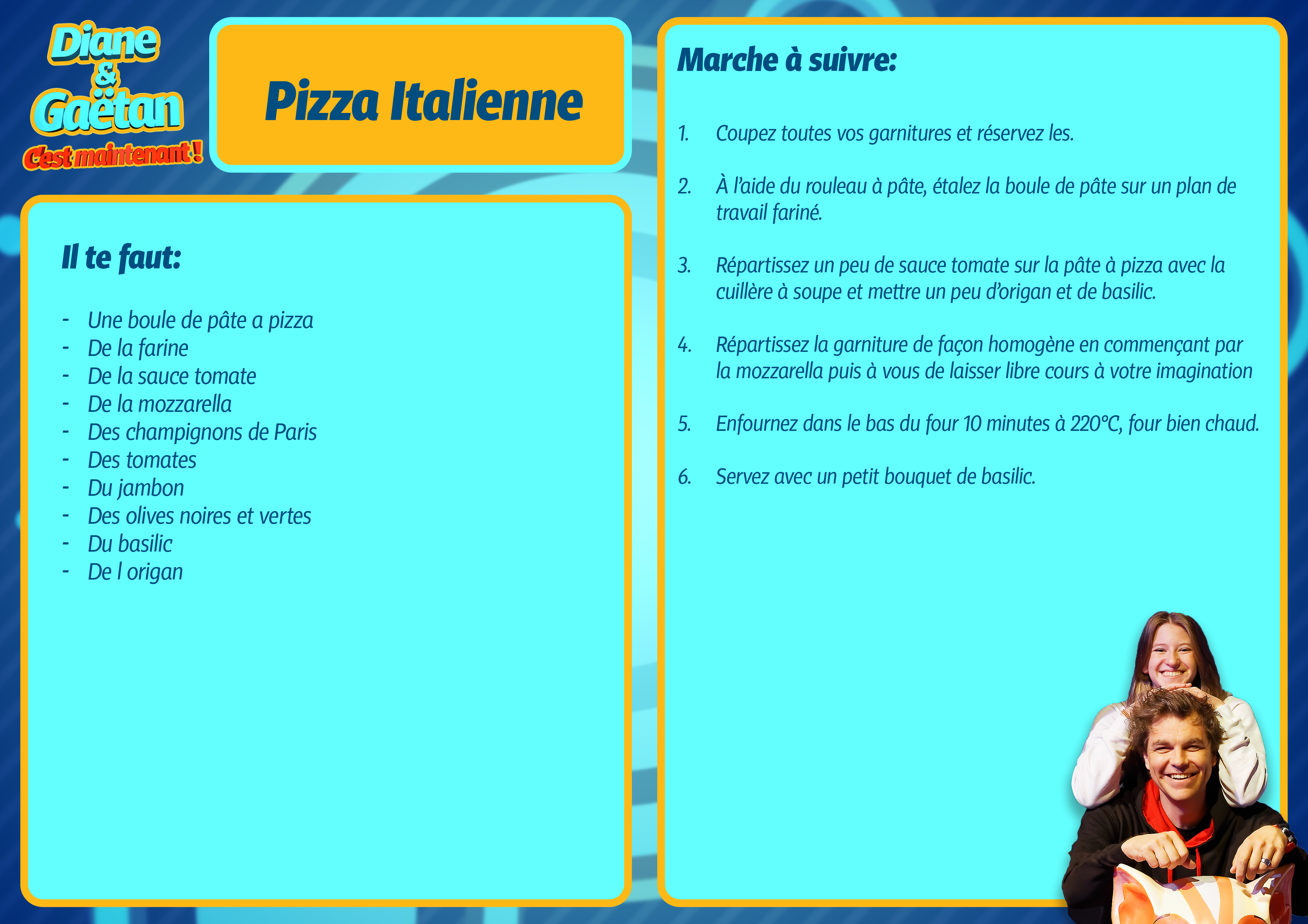 La pizza italienne