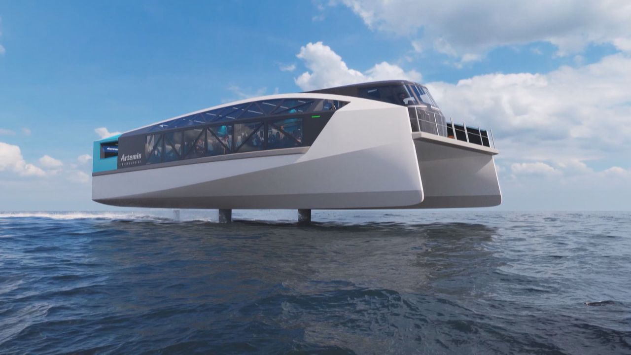 Un ferry pour 150 passagers, destiné à être utilisé dans des villes côtières ou portuaires telles que Stockholm ou la baie de San Francisco, pourrait être mis à l'eau d'ici la fin de 2024. [RTS]