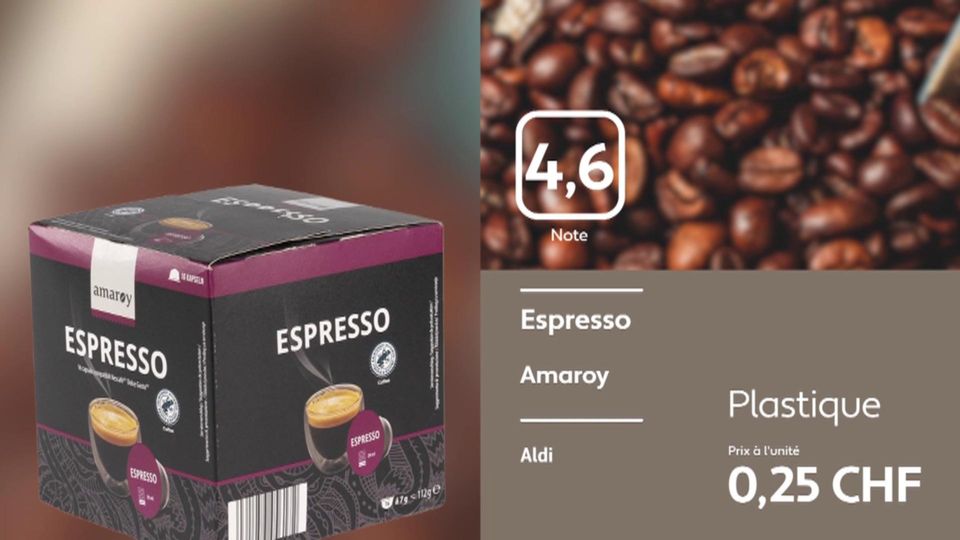 Dégustation de café en monodose: le match espresso classique/espresso écolo. [RTS]
