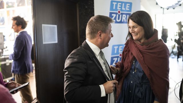 La Vert'libérale Tiana Moser pourrait remporter le siège de la droite zurichoise au Conseil des Etats. [Ennio Leanza - Keystone]