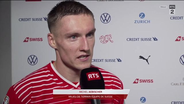 Groupe I, Suisse-Kosovo (1-1): l'interview de Michel Aebischer après la rencontre [RTS]