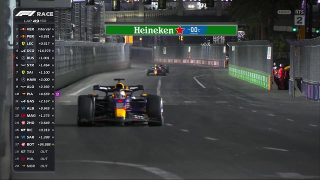 GP de Las Vegas (#19): 18e victoire de la saison pour Max Verstappen (NED) [RTS]