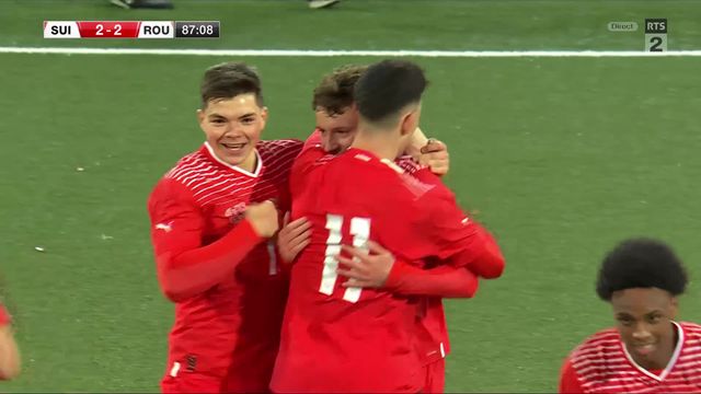 U21, Suisse - Roumanie (2-2): les jeunes Suisses sauvent leur première place du groupe en égalisant au bout du temps réglementaire [RTS]
